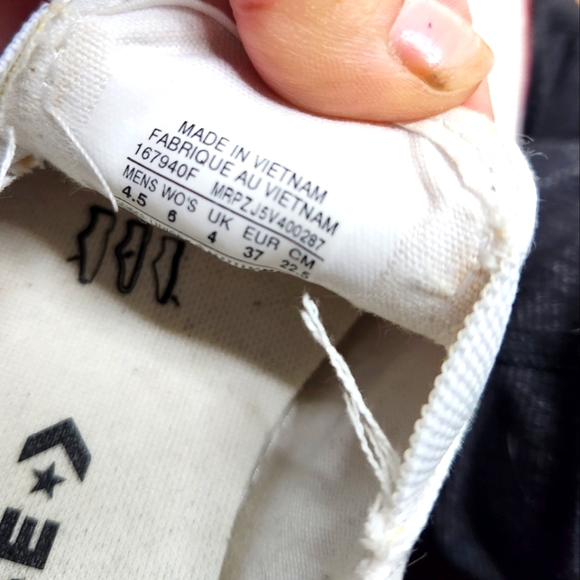 Converse Chuck Taylor All Star Double Gore Slip Unnisex Limited Sneaker 167940F - Picture 5 of 6